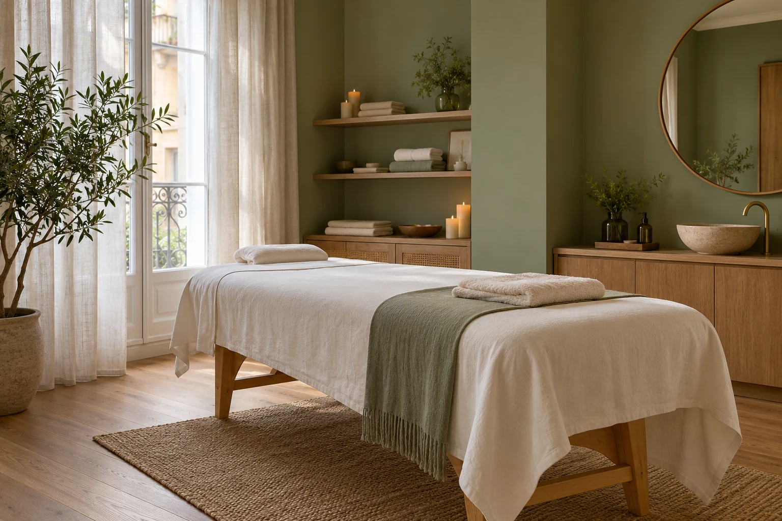KI-Beispielbild: Massagestudio